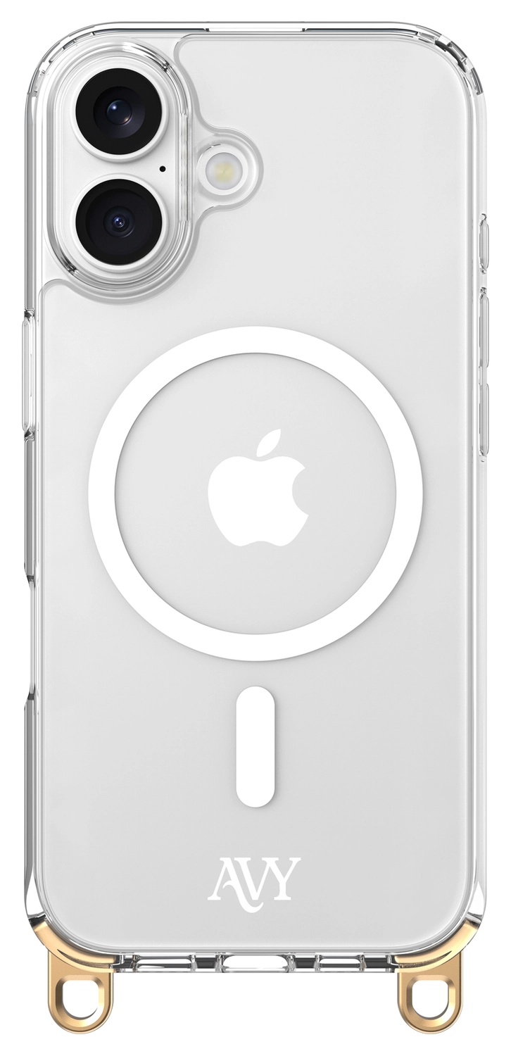 AVY Apple iPhone 17 Hoesje met Koord & MagSafe 130CM Tressé Black afbeelding 11