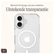 AVY Apple iPhone 17 Hoesje met Koord & MagSafe 130CM Tressé Beige afbeelding 8