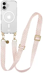 AVY Apple iPhone 17 Hoesje met Koord & MagSafe 130CM Cupid Blush afbeelding