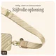 AVY Apple iPhone 17 MagSafe Hoesje met Koord 130CM Aurum Gold afbeelding 10