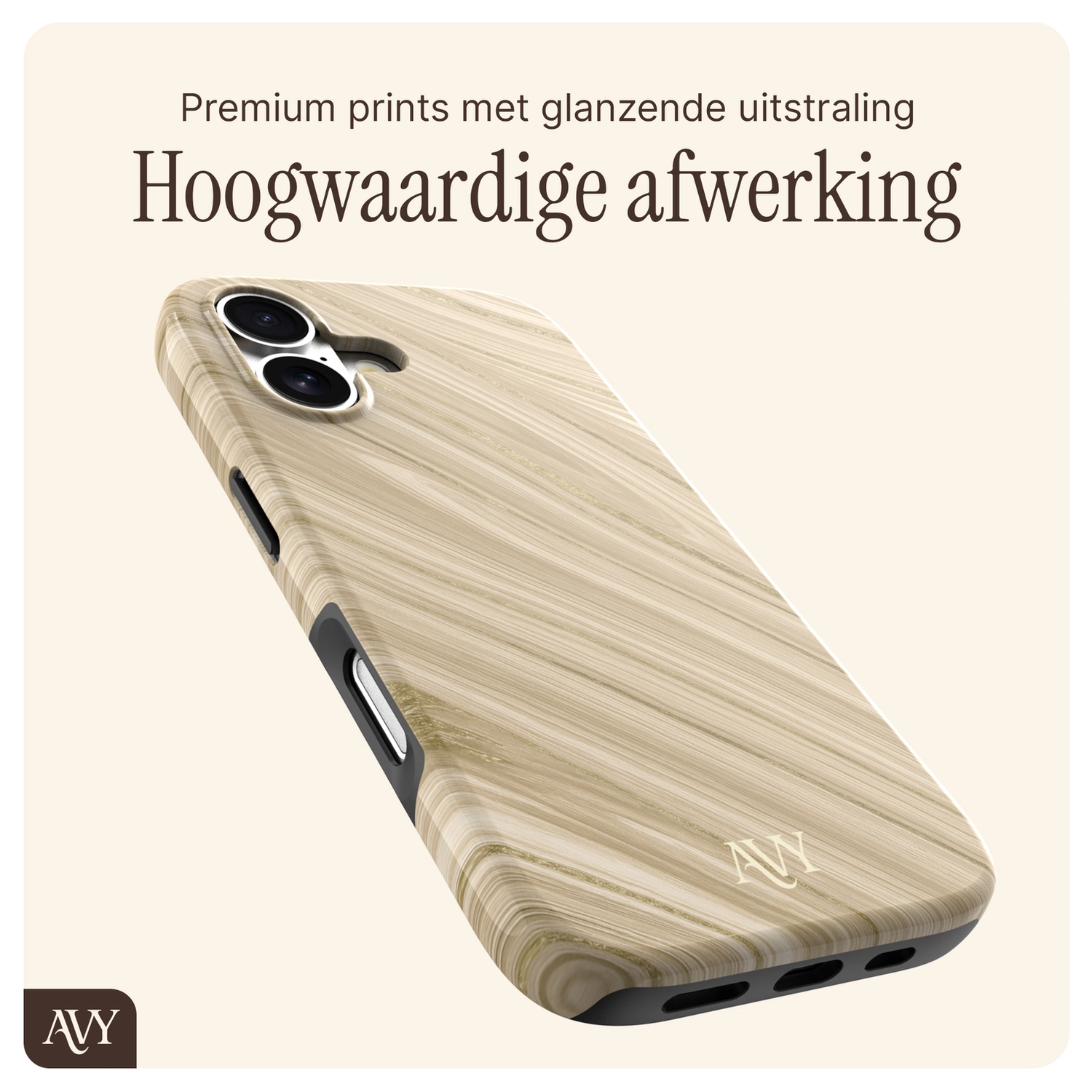 AVY Apple iPhone 17 MagSafe Hoesje met Koord (32CM) Aurum Gold afbeelding 10