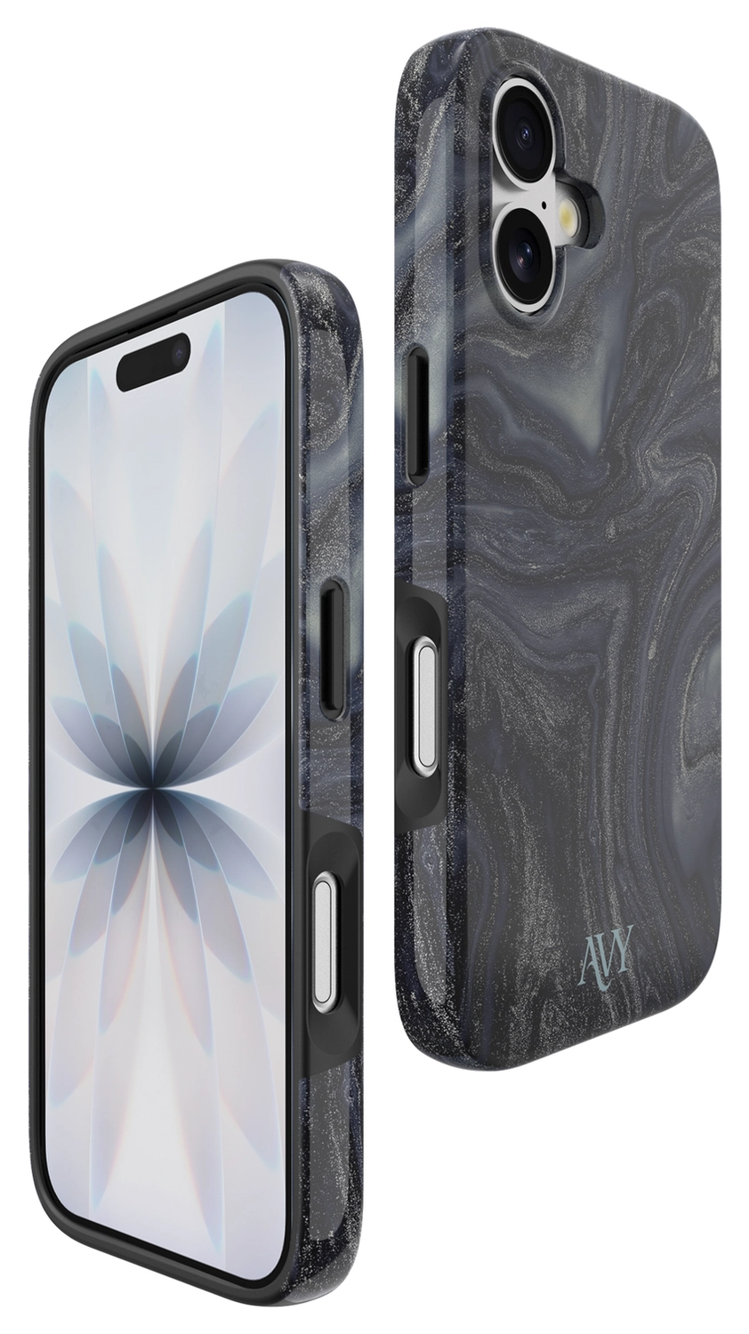AVY Apple iPhone 17 MagSafe Hoesje met Koord 30CM Marmer Hearts afbeelding 19