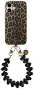 AVY Apple iPhone 17 MagSafe Hoesje met Koord 30CM Panther Hearts