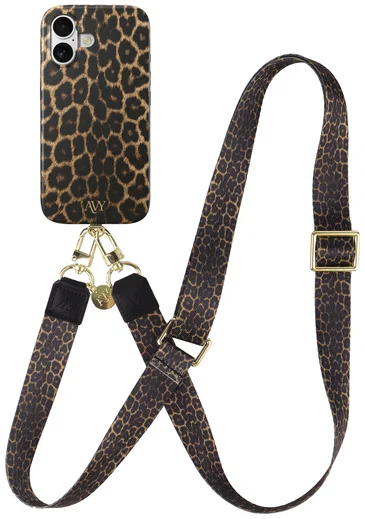 AVY Apple iPhone 17 MagSafe Hoesje met Koord 130CM Panthera Chic afbeelding 1
