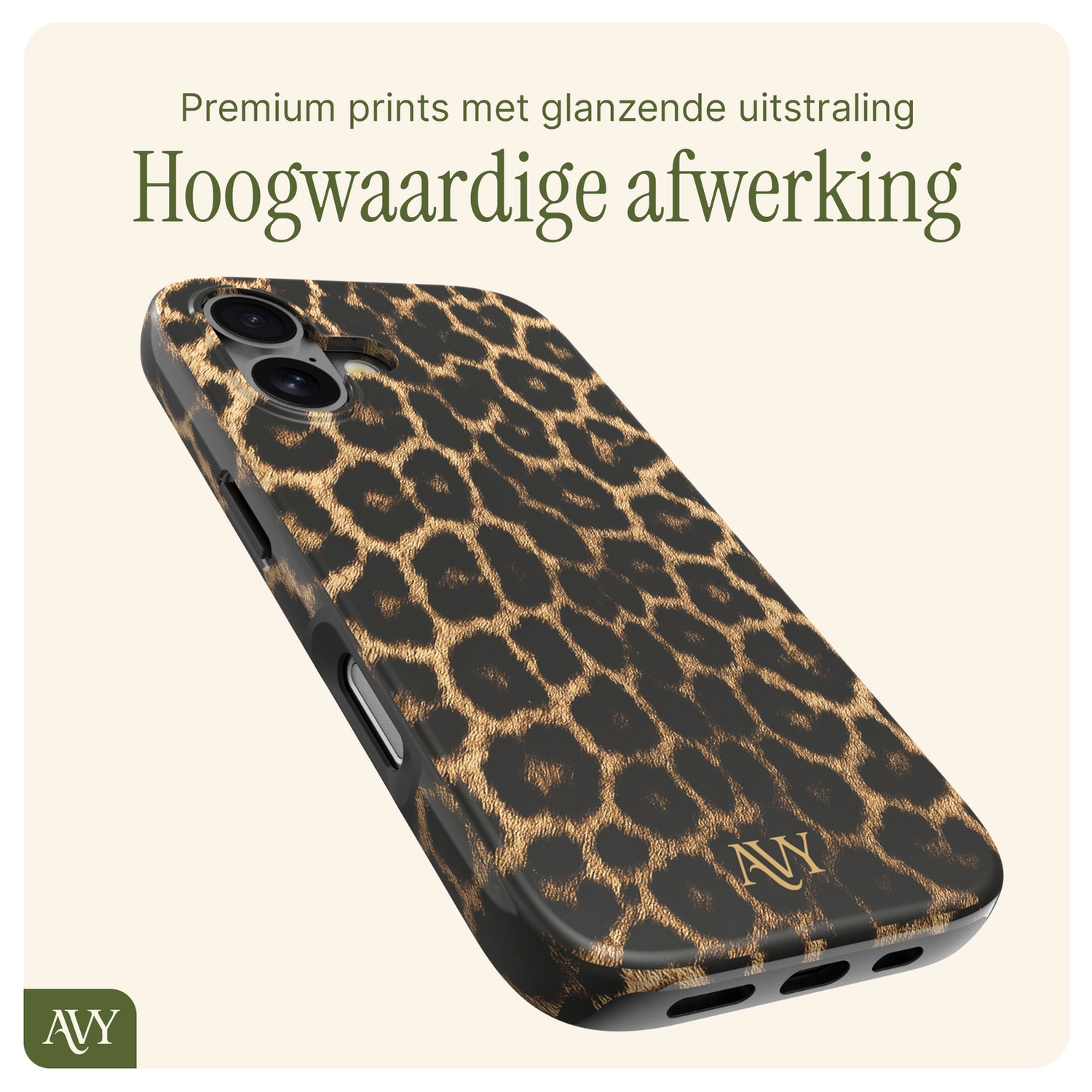 AVY Apple iPhone 17 MagSafe Hoesje met Koord (32CM) Panthera Chic afbeelding 7