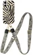 AVY Apple iPhone 17 MagSafe Hoesje met Koord 130CM Serengeti Zebra