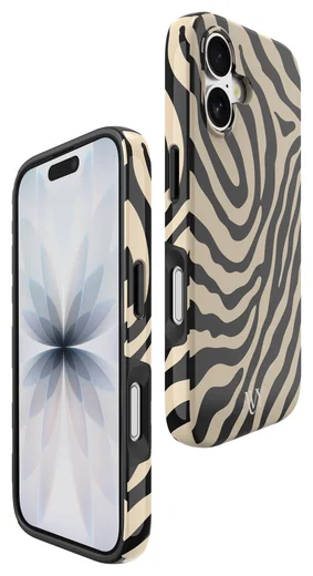AVY Apple iPhone 17 MagSafe Hoesje met Koord (32CM) Serengeti Zebra afbeelding 13