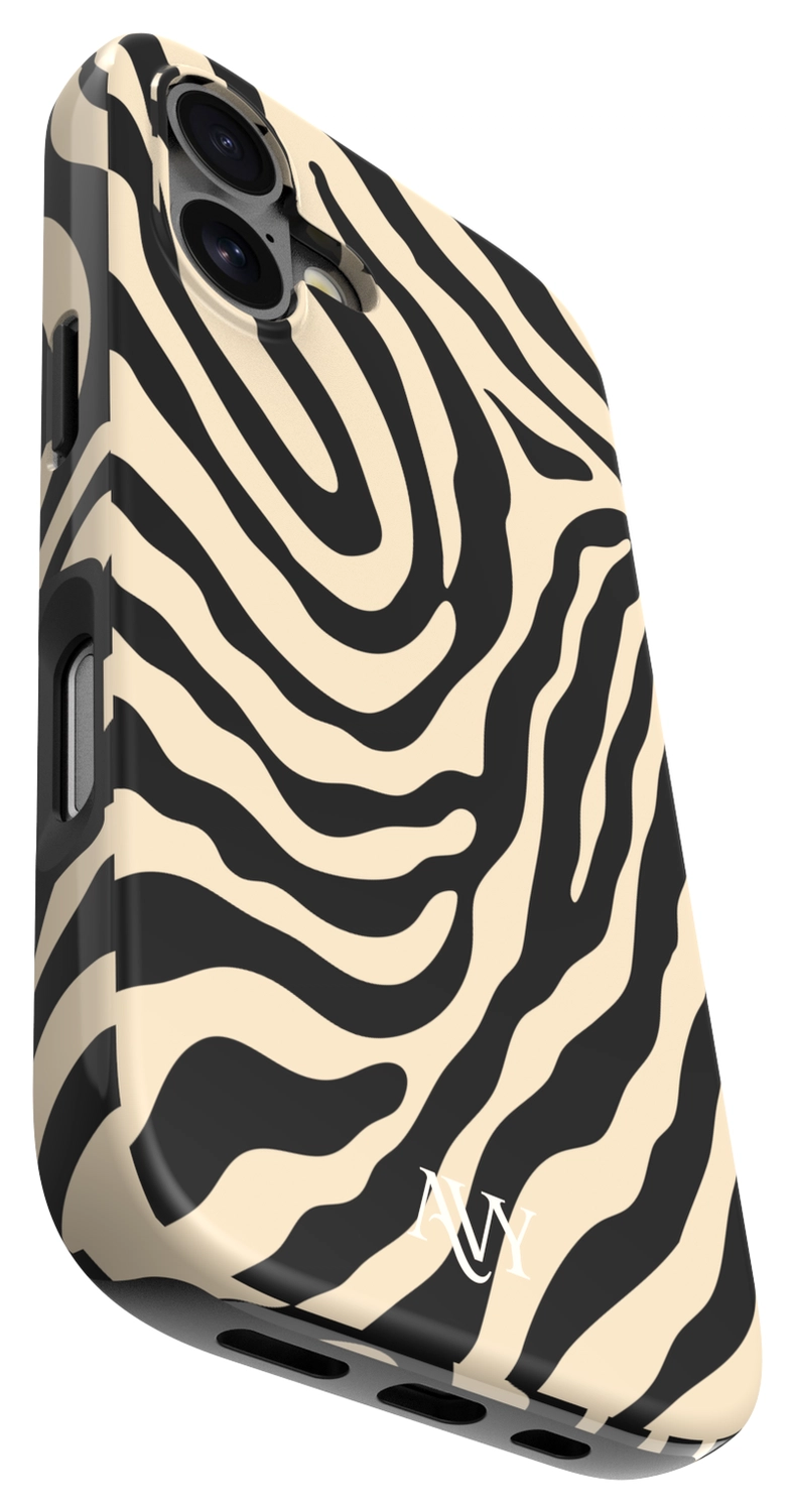 AVY Apple iPhone 17 MagSafe Hoesje met Koord (32CM) Serengeti Zebra afbeelding 15