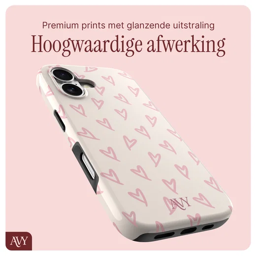 AVY Apple iPhone 17 MagSafe Hoesje met Koord 30CM Cupid Hearts afbeelding 7