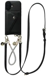 AVY Apple iPhone 17 - Styled Kit - Zwart - Leather and Silver afbeelding