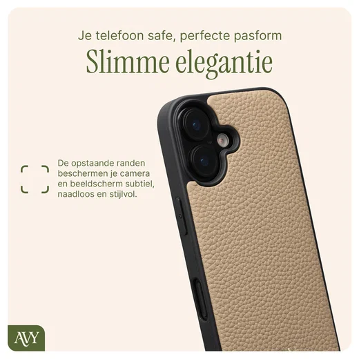 AVY Apple iPhone 17 - Styled Kit - Beige - Long Leather afbeelding 8