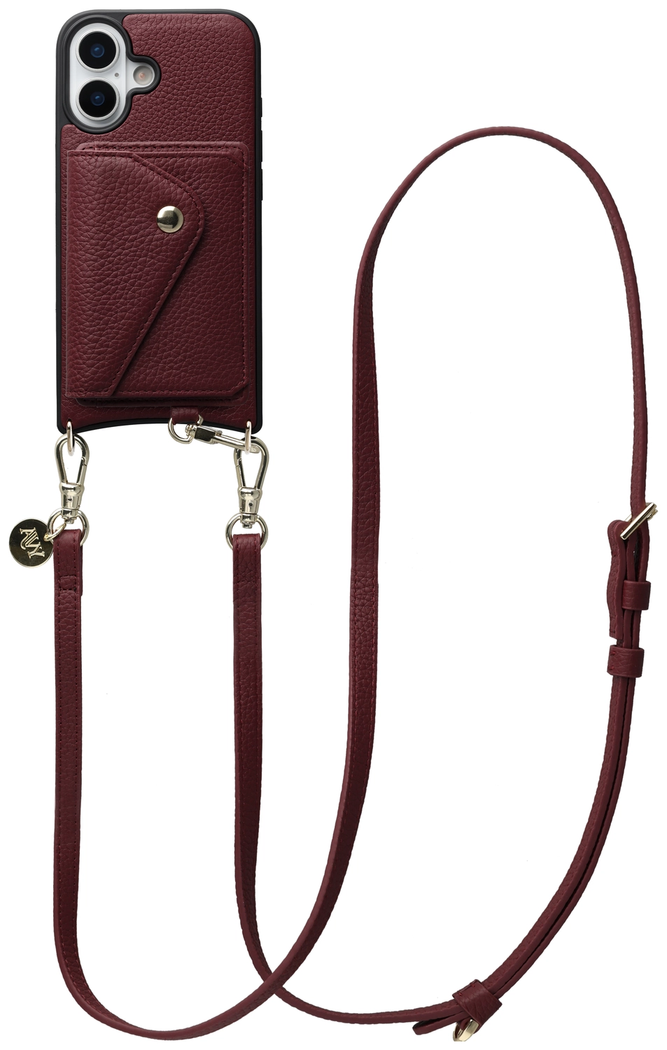 AVY Apple iPhone 17 - Styled Kit - Burgundy - Long Leather afbeelding 1