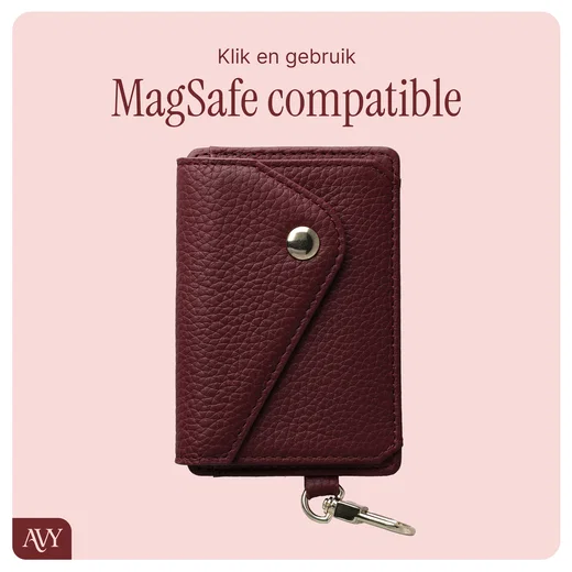 AVY Apple iPhone 17 - Styled Kit - Burgundy - Long Leather afbeelding 13