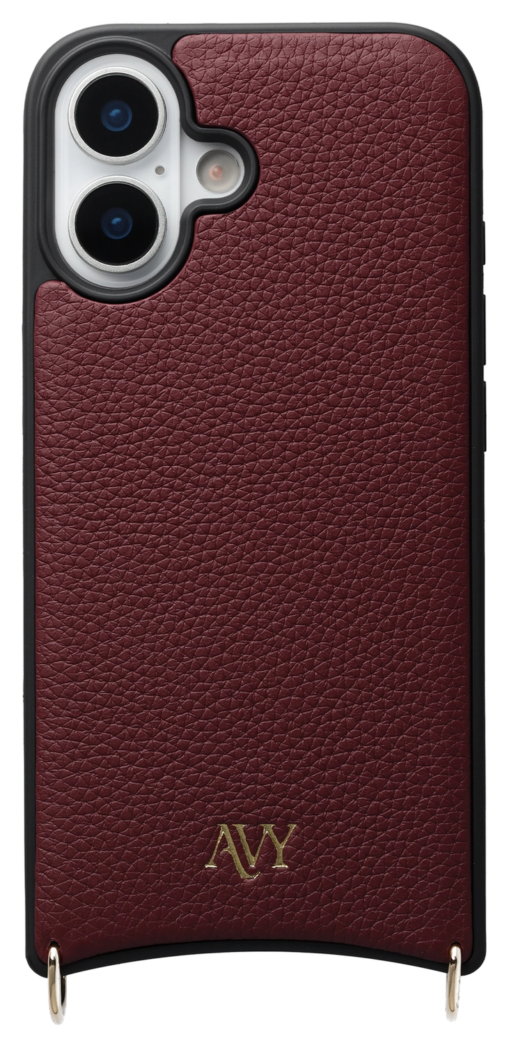 AVY Apple iPhone 17 - Styled Kit - Burgundy - Long Leather afbeelding 14