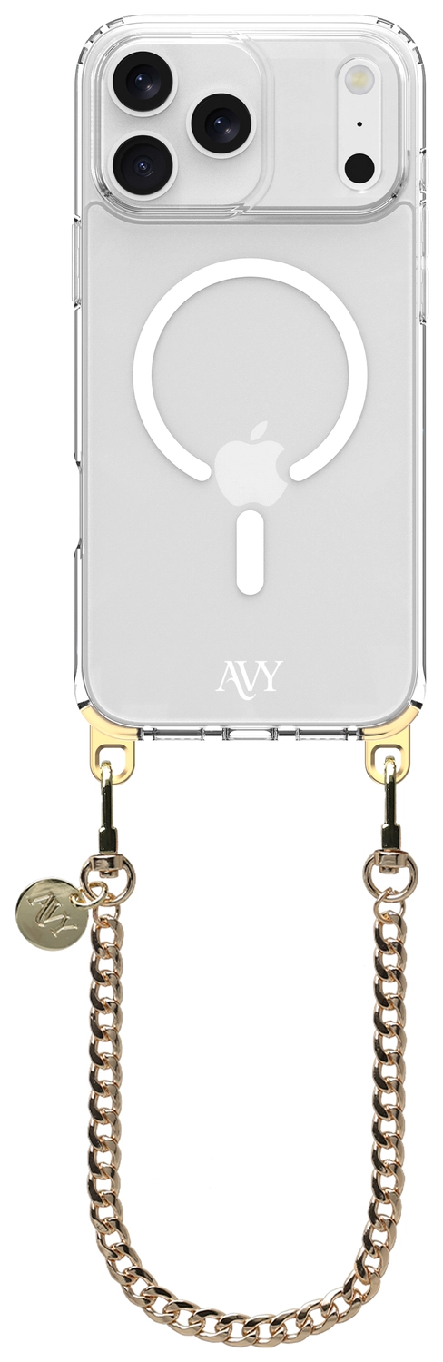 AVY Apple iPhone 17 Pro Hoesje met Koord & MagSafe 30CM Aurum Lien afbeelding 1