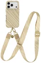 AVY Apple iPhone 17 Pro MagSafe Hoesje met Koord 130CM Aurum Gold