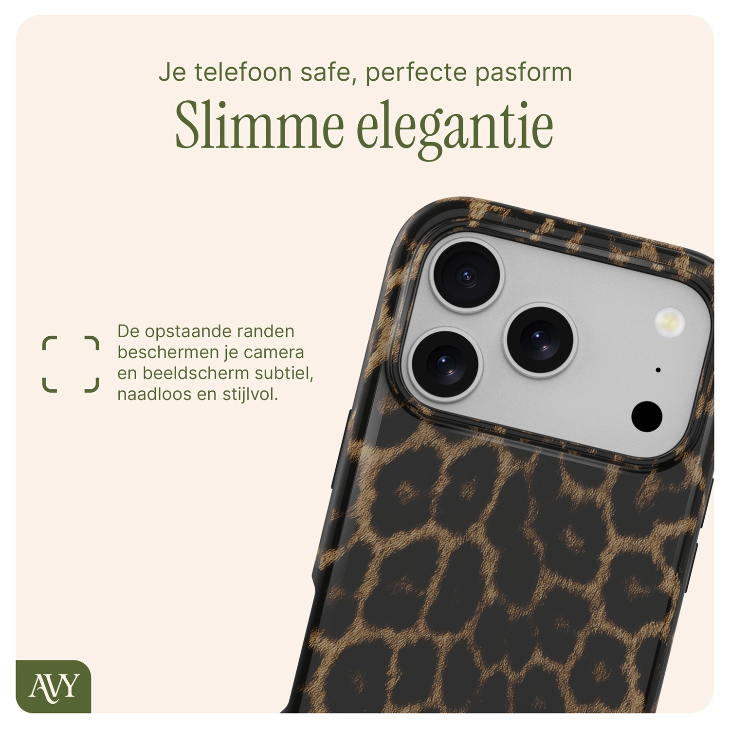 AVY Apple iPhone 17 Pro MagSafe Hoesje met Koord (32CM) Panthera Chic afbeelding 8