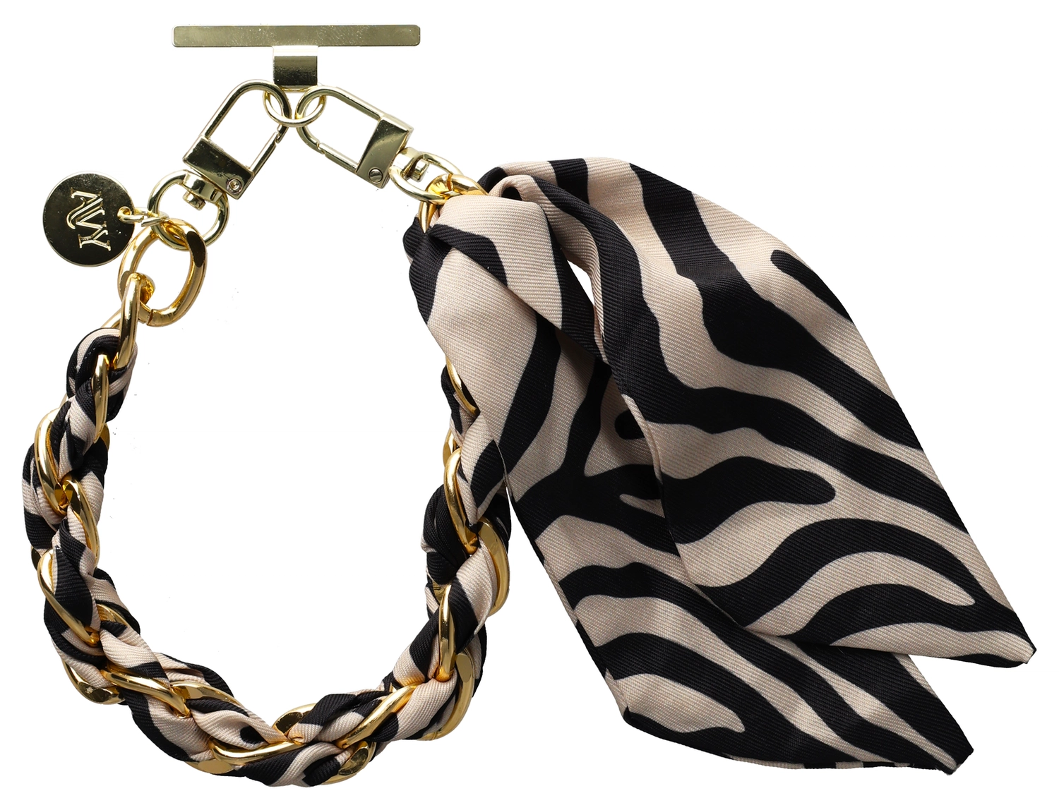 AVY Apple iPhone 17 Pro MagSafe Hoesje met Koord (32CM) Serengeti Zebra afbeelding 14