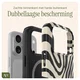 AVY Apple iPhone 17 Pro MagSafe Hoesje met Koord (32CM) Serengeti Zebra afbeelding 7