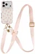 AVY Apple iPhone 17 Pro MagSafe Hoesje met Koord 130CM Cupid Blush