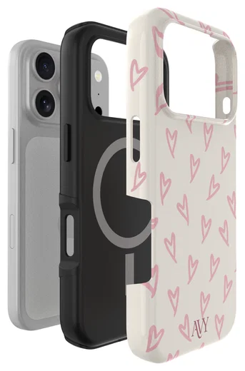 AVY Apple iPhone 17 Pro MagSafe Hoesje met Koord 130CM Cupid Blush afbeelding 16
