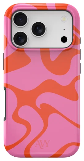 AVY Apple iPhone 17 Pro MagSafe Hoesje met Koord 30CM Rose Hearts afbeelding 13