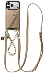 AVY Apple iPhone 17 Pro - Styled Kit - Beige - Leather and Gold afbeelding