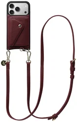AVY Apple iPhone 17 Pro - Styled Kit - Burgundy - Long Leather afbeelding