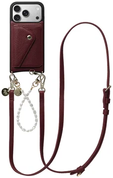 AVY Apple iPhone 17 Pro - Styled Kit - Burgundy - Leather and Pearls