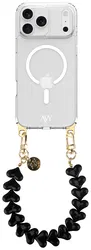 AVY Apple iPhone 17 Pro Max Hoesje met Koord & MagSafe 30CM Cupid Black afbeelding