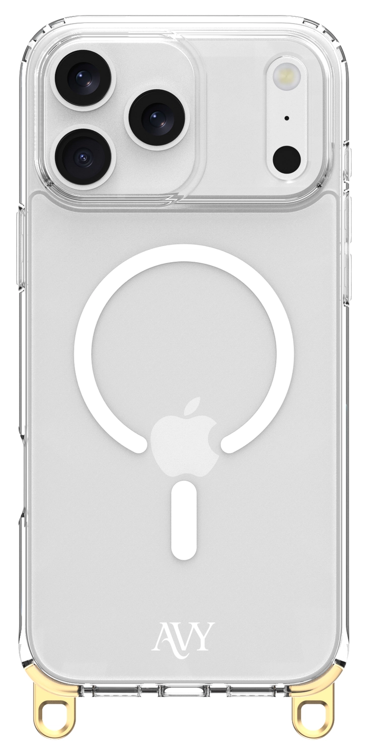 AVY Apple iPhone 17 Pro Max Hoesje met Koord & MagSafe 30CM Cupid Beige afbeelding 12