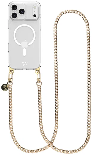 AVY Apple iPhone 17 Pro Max Hoesje met Koord & MagSafe 120CM Aurum Lien Long afbeelding 1