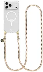 AVY Apple iPhone 17 Pro Max Hoesje met Koord & MagSafe 120CM Aurum Lien Long afbeelding