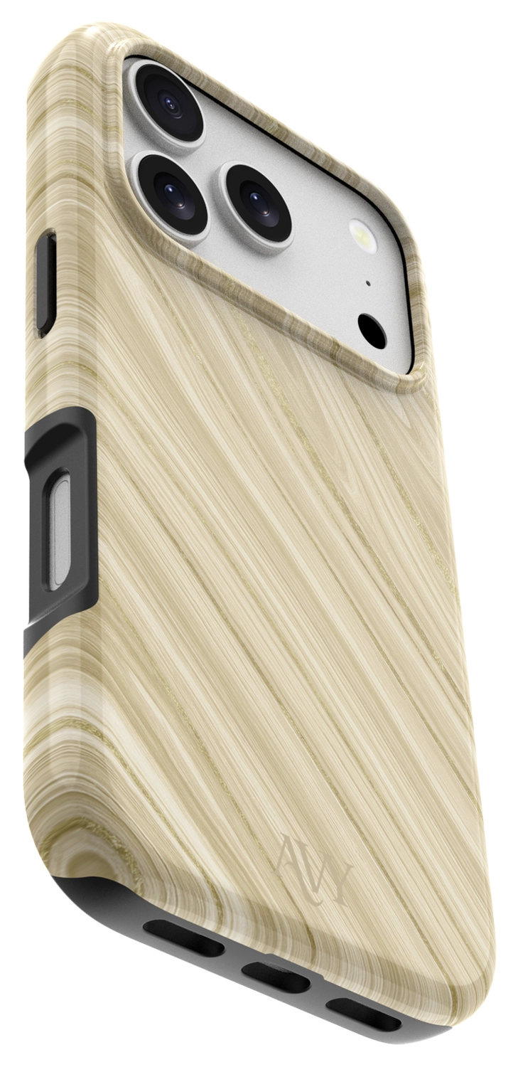 AVY Apple iPhone 17 Pro Max MagSafe Hoesje met Koord 32CM Aurum Gold afbeelding 14