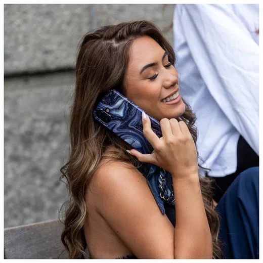 AVY Apple iPhone 17 Pro Max MagSafe Hoesje met Koord 32CM Obscura Blue afbeelding 2