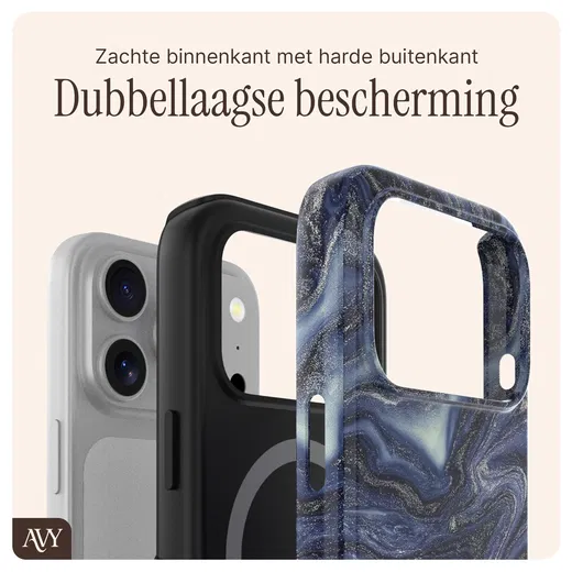 AVY Apple iPhone 17 Pro Max MagSafe Hoesje met Koord 32CM Obscura Blue afbeelding 9