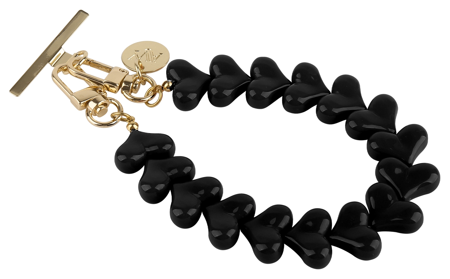 AVY Apple iPhone 17 Pro Max MagSafe Hoesje met Koord 30CM Panther Hearts afbeelding 14