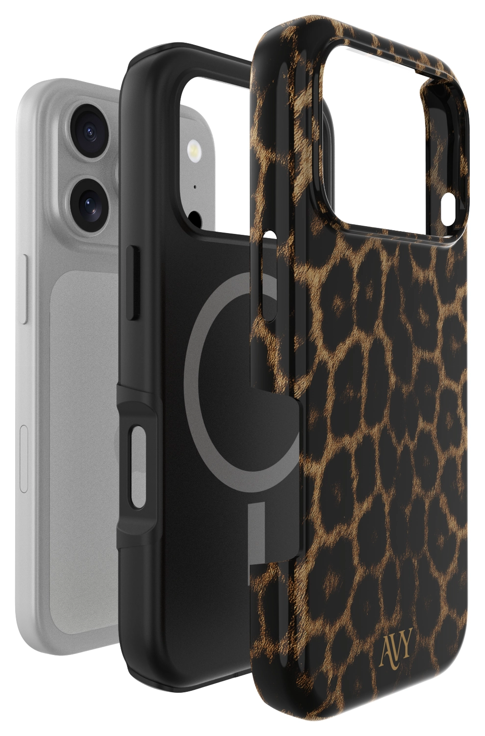 AVY Apple iPhone 17 Pro Max MagSafe Hoesje met Koord 30CM Panther Hearts afbeelding 17