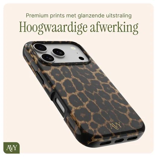 AVY Apple iPhone 17 Pro Max MagSafe Hoesje met Koord 30CM Panther Hearts afbeelding 8