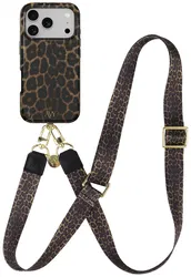 AVY Apple iPhone 17 Pro Max MagSafe Hoesje met Koord 130CM Panthera Chic afbeelding