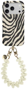 AVY Apple iPhone 17 Pro Max MagSafe Hoesje met Koord 30CM Safari Hearts