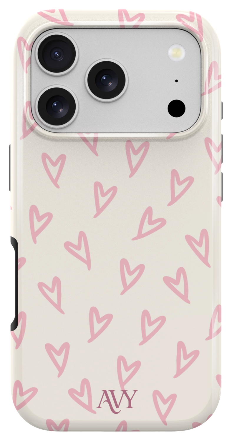 AVY Apple iPhone 17 Pro Max MagSafe Hoesje met Koord 30CM Cupid Hearts afbeelding 12