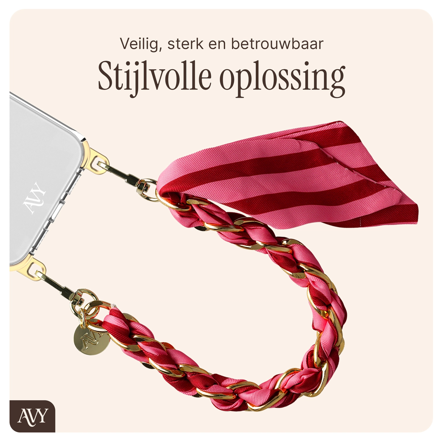 AVY Apple iPhone 17 Pro Max MagSafe Hoesje met Koord 32CM Linea Sol afbeelding 10