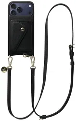 AVY Apple iPhone 17 Pro Max - Styled Kit - Zwart - Long Leather afbeelding