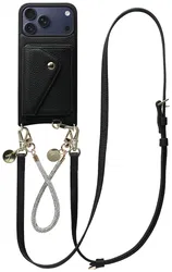 AVY Apple iPhone 17 Pro Max - Styled Kit - Zwart - Leather and Silver afbeelding