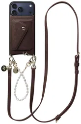 AVY Apple iPhone 17 Pro Max - Styled Kit - Chocolate - Leather and Pearls afbeelding