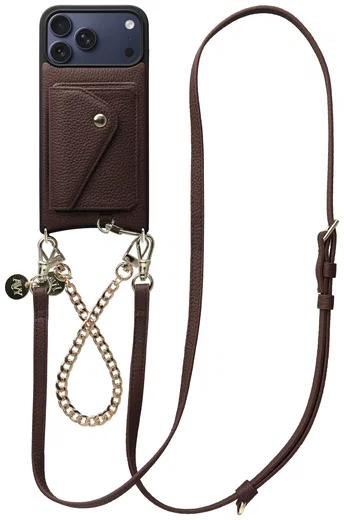 AVY Apple iPhone 17 Pro Max - Styled Kit - Chocolate - Leather and Gold afbeelding 1