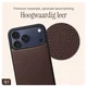 AVY Apple iPhone 17 Pro Max - Styled Kit - Chocolate - Leather and Gold afbeelding 7