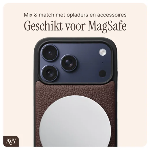 AVY Apple iPhone 17 Pro Max - Styled Kit - Chocolate - Leather and Gold afbeelding 9