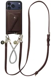 AVY Apple iPhone 17 Pro Max - Styled Kit - Chocolate - Leather and Silver afbeelding